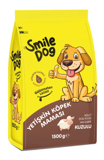 Smile 1,5 Kg Kuru Köpek Maması Yetişkin Kuzulu Sml-009