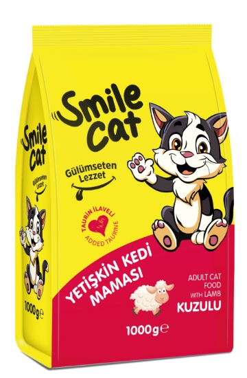 Smile 1000 Gr Kedi Maması Yetişkin Kuzulu Sml-007