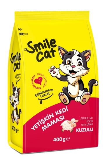 Smile 400 Gr Kedi Maması Yetişkin Kuzulu Sml-003