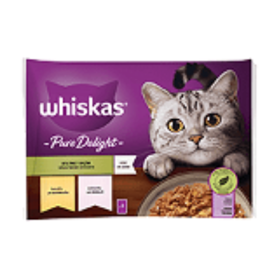 Whiskas 85 Gr 4'Lü Pouch Tavuklu & Somonlu  5900951303364