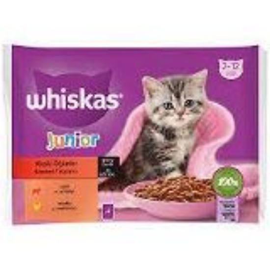 Whiskas 85 Gr 4'Lü Pouch Yavru Etli Çeşitleri  5900951303432