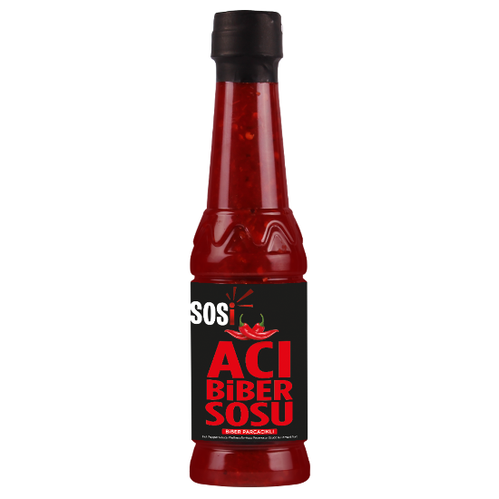 Sosi Biber Parçacıklı Acı Biber Sosu 350 Ml