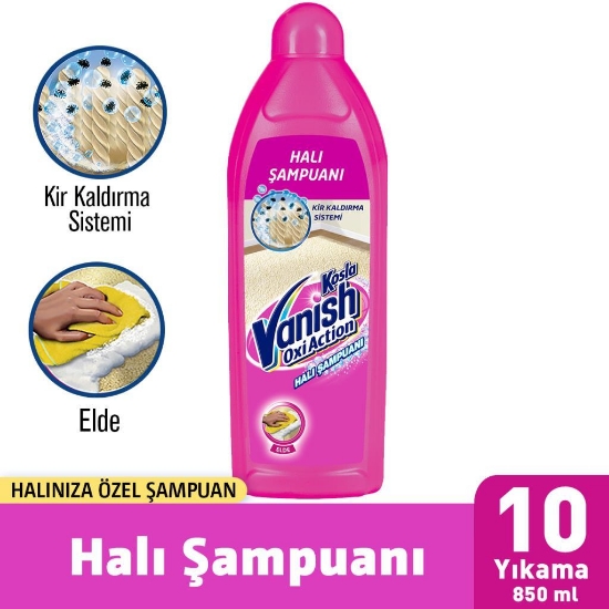 Vanish Kosla Halı Şampuanı Elde Yıkama 850ml