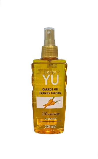 JUST FOR YU BRONZLAŞTIRMA HIZLANDIRICI HAVUÇ YAĞI (CARROT OIL) 200 ML