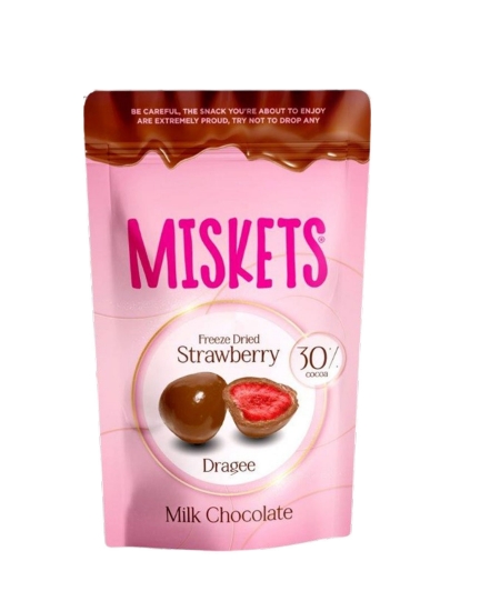 Miskets Freeze Drıed Strawberry Sütlü Çikolata 80 gr