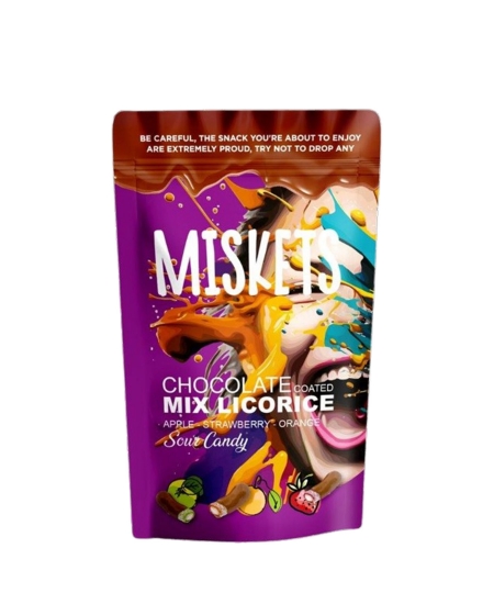 Miskets Çilek-Elma-Portakal Mix Lıcorıce 120 gr