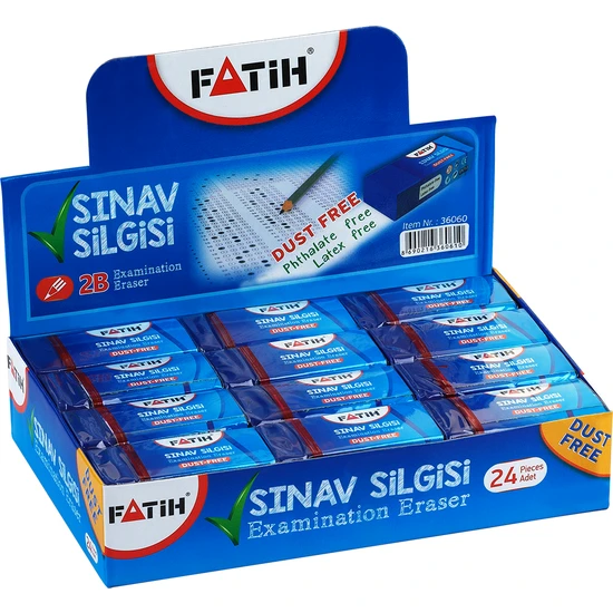 FATİH MAVİ SINAV SİLGİSİ (24'LÜ)