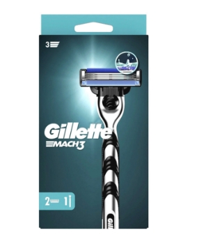 Gillette Mach 3 Tıraş Makinesi + 2 Yedek Bıçak