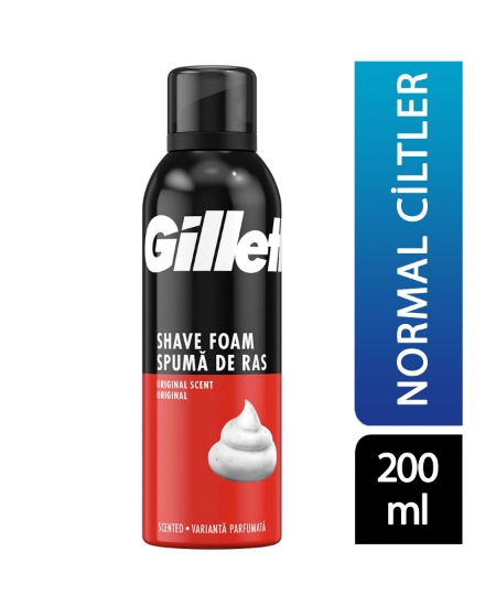 Gillette Tıraş Köpüğü 200 ml Normal