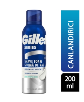 gillette series, gillette traş köpüğü, gillette canlandırıcı köpük, toptan gillette jel