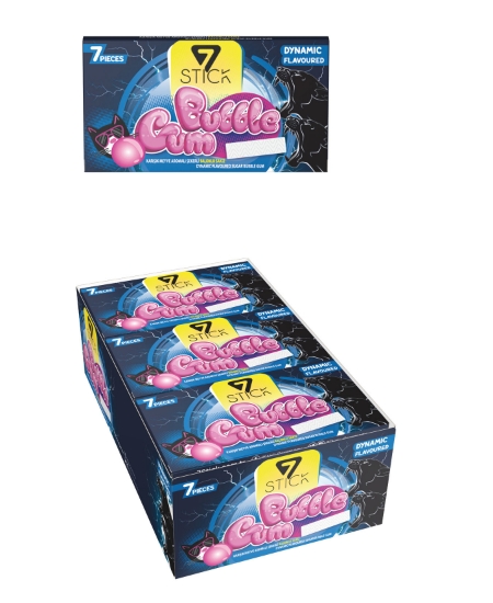 7 STICK Dinamik Balonlu Sakız 14,5 gr X 24'lü Paket