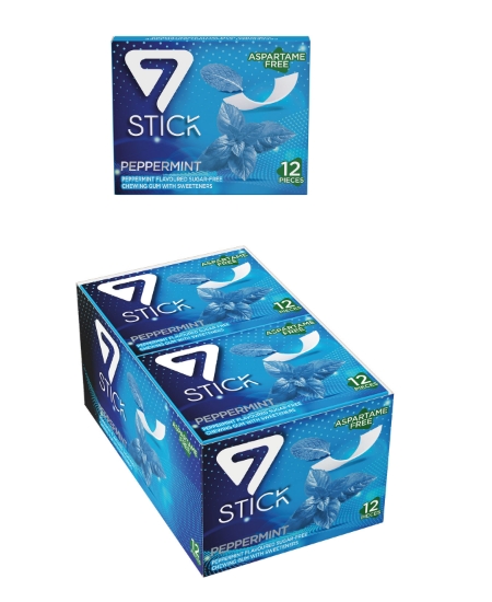 7 STICK Nane Aromalı Şekersiz Sakız 33 gr X 12'li Paket