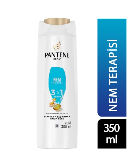 Pantene Şampuan 350 ml 3'ü 1 Arada Nem Terapisi