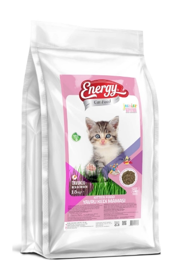 CAT FOOD ENERGY® 15 kg Tavuklu Yavru Kedi Maması