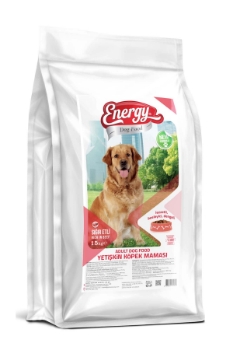 DOG FOOD ENERGY® 15 kg Sığır Etli Yetişkin Köpek Maması