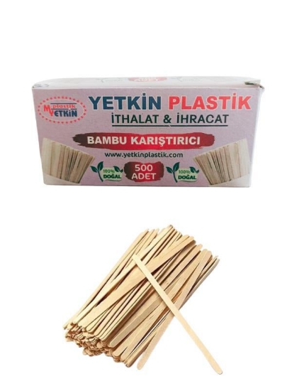 Yetkin Bambu Tahta Kaşık 500 Lü