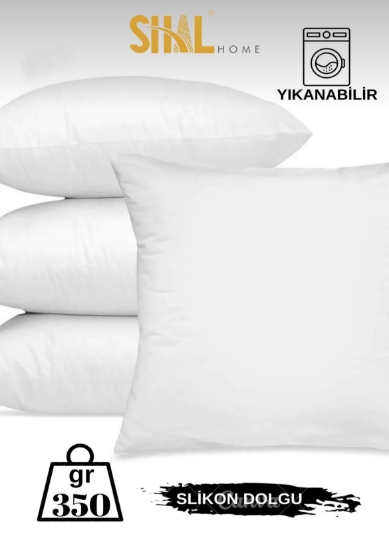 Shal Home 4'lü Silikon Dolgulu Kırlent Yastığı-350gr