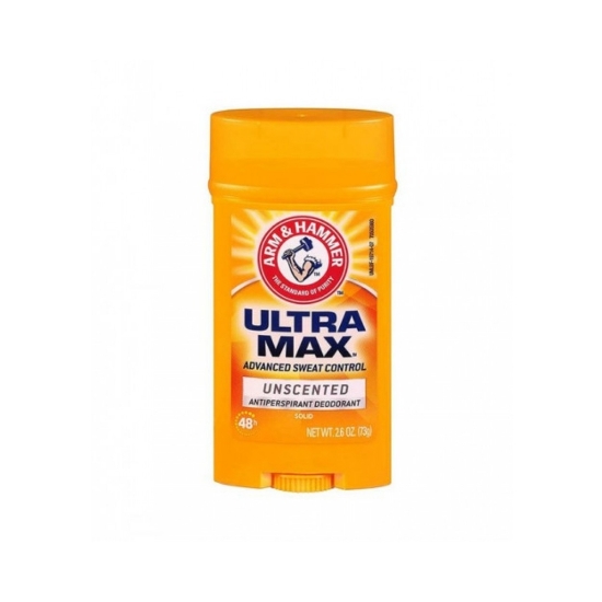 Arm & Hammer Ultra Max Unscented Deo Stick 73 Gr