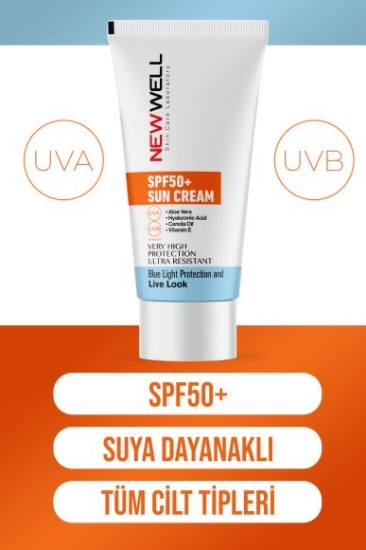 New Well Güneş Kremi Spf50+ Mavı Isık