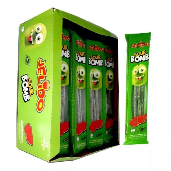 Jelido Sour Bomb 30 Gr Karpuz x 24'lü Paket