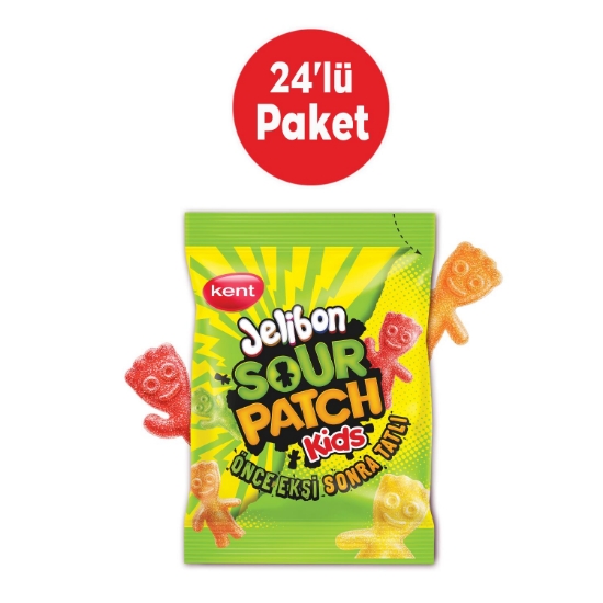 Jelibon Sour Patch Kids Karışık Meyve Aromalı Şekerleme 80 gr - 2