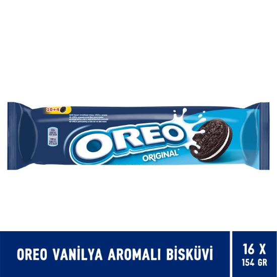 Oreo Vanilya Aromalı Bisküvi 154 Gr X 16 Adet