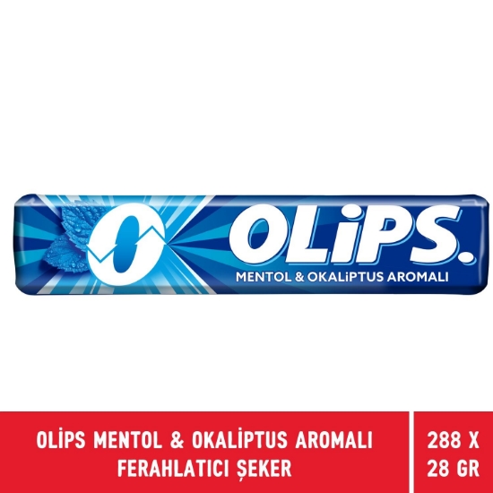 Olips Mentol & Okaliptus Aromalı Ferahlatıcı Şeker 28 gr  X 288 A