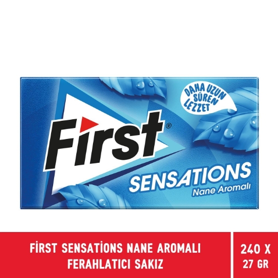 First Sensations Nane Aromalı Ferahlatıcı Sakız 27 gr  X 240 Adet