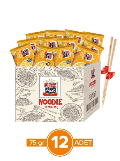 Oba Mie Köri Çeşnili Noodle 12'li