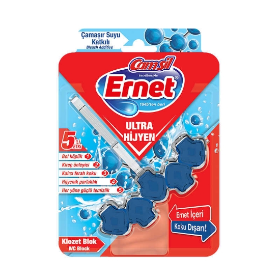 ERNET ULTRA HİJYEN KLOZET BLOĞU ÇAMAŞIR SUYU KATKILI