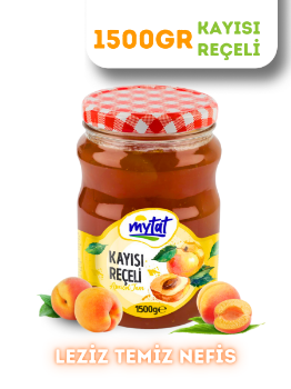 Mytat Geleneksel Kayısı Reçeli 1500 gr (Cam Kavanoz)