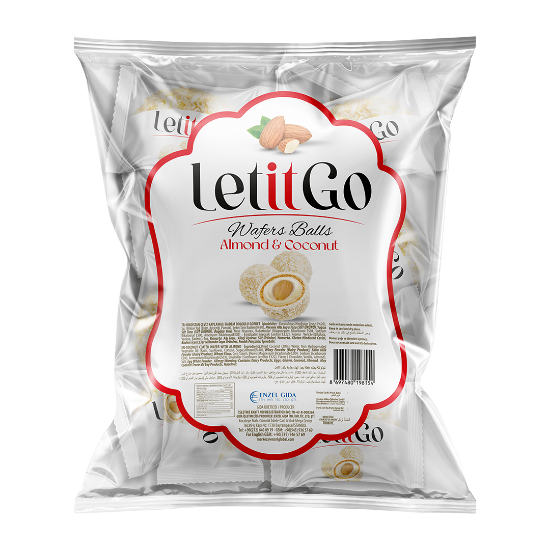 Let It Go-Top Çikolata Badem-H.Cevizli 500 GR.