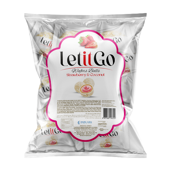 Let It Go-Top Çikolata  Çilek-H.Cevizli 500 GR