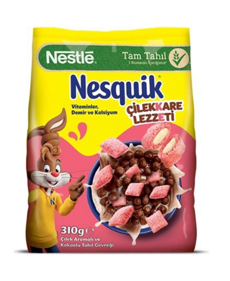 Nestle Nesquik Çilekkare Kahvaltılık Gevrek 310 Gr