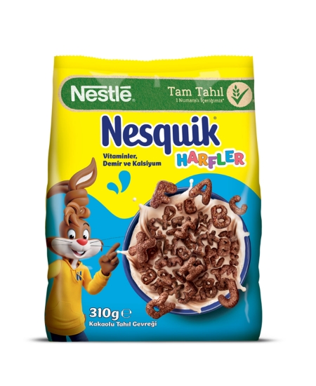 Nestle Nesquik Harfler Çikolatalı Tahıl Gevreği 310 Gr