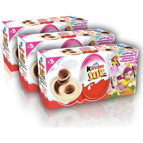 Kinder Joy Kızlara Özel Sürpriz Yumurta 20 GR 3'LÜ