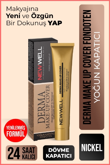 New Well Derma Make-Up Cover Foundation - Nickel