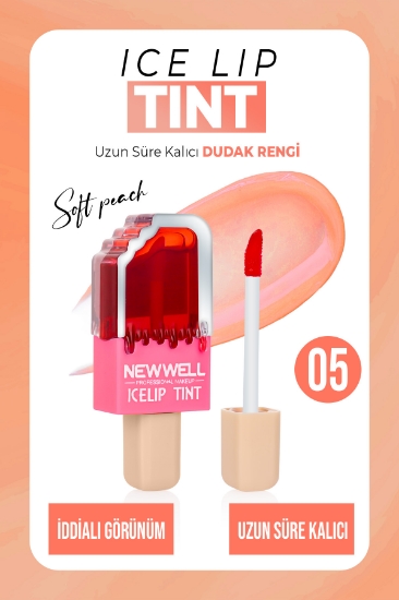 New Well Ice Lip Tint Soft Peach 05 6 ML