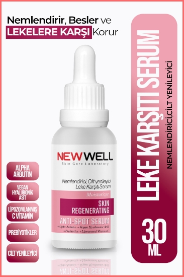 New Well Nemlendirici, Cilt Yenileyici Leke Karşıtı Serum 30ml