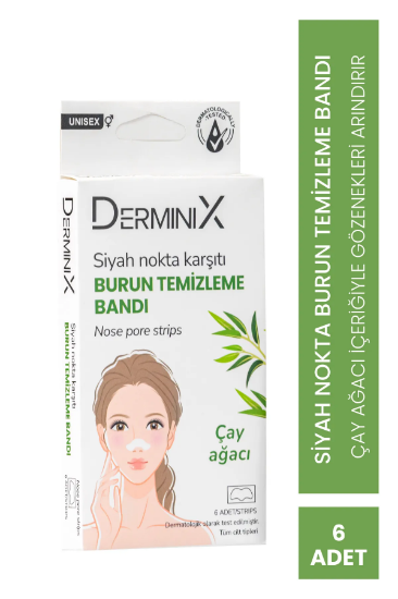 Derminix Siyah Nokta ve Burun Temizleme Bandı Çay Ağacı