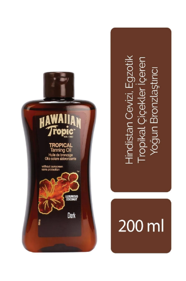 Hawaiian Tropic Tanning Hindistan Cevizi Yağı 200 ml