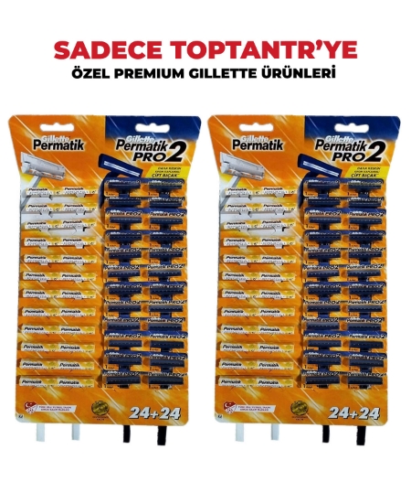 Gillette Permatik Tıraş Bıçağı 48'li Karma Koli