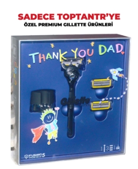 Gillette Fusion5 Proshield Platinium Seri Tıraş Makinesi + 3 Yedek Tıraş Bıçağı + Özel Stand