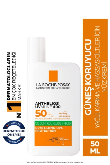 La Roche Posay Anthelios Oil Control Fluid Yüz Güneş Kremi 50 ml