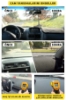 Ford Focus 2 (2005-2007) 3d Torpido Kılıfı Panel Koruyucu Göğüs Kaplama - Gri Şerit