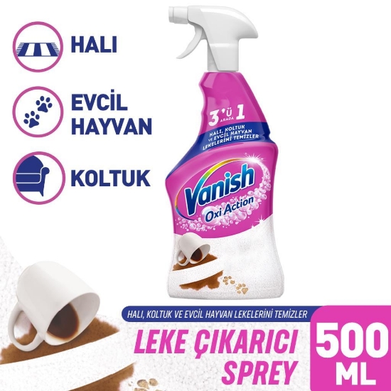 Vanish Oxi Action Çok Amaçlı Halı, Koltuk Ve Evcil Hayvan Leke Çı