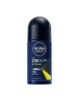 Nivea Roll-On Erkek Deep Extreme 72 Saat Ter Koruması Yeni Enerjik Koku Aktif Karbon Siyah İz Bırakmaz Antiperspirant Deodorant Erkekler İçin 50 ml