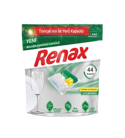 Renax Bulaşık Makinesi Kapsülü Hepsi Bir Arada 44 Lü