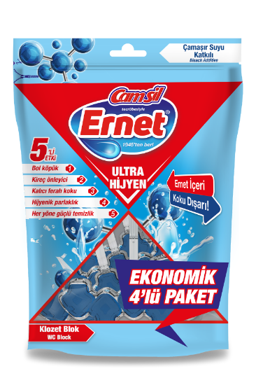 Ernet Ultra H.Çamaşır Suyu Katkılı 4x50 g