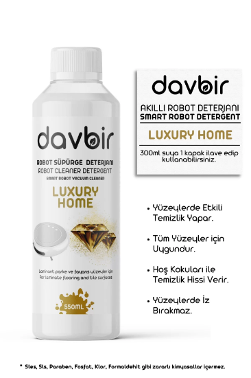 Davbir Luxury Robot Süpürge Deterjanı 550ML